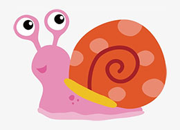 快乐的小蜗牛